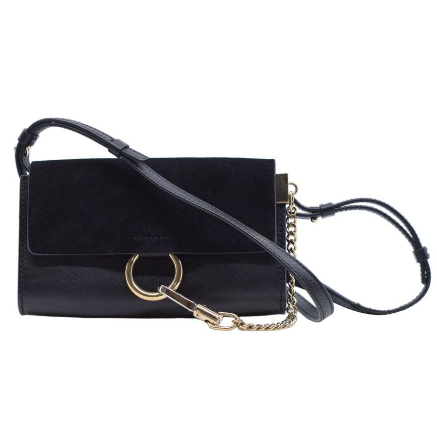 Chloe black faye discount bag