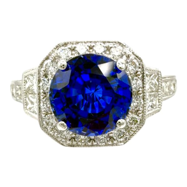 Sapphire and Diamond Ring