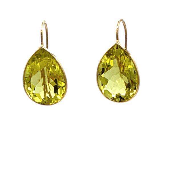 Green Quartz Earrings