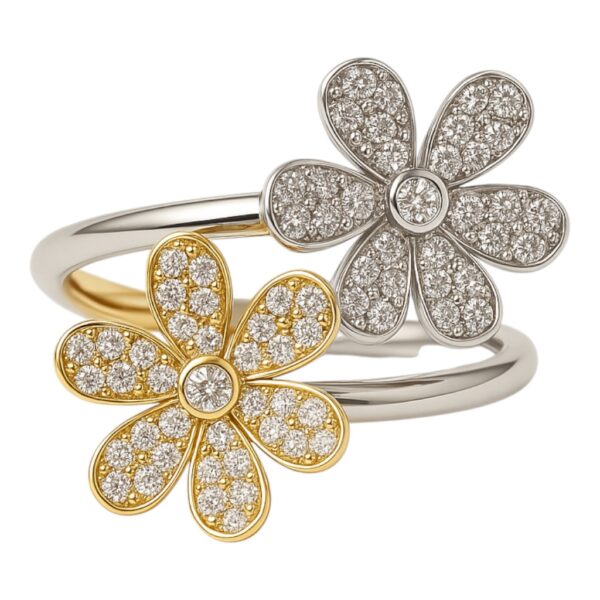 Diamon Flower Ring