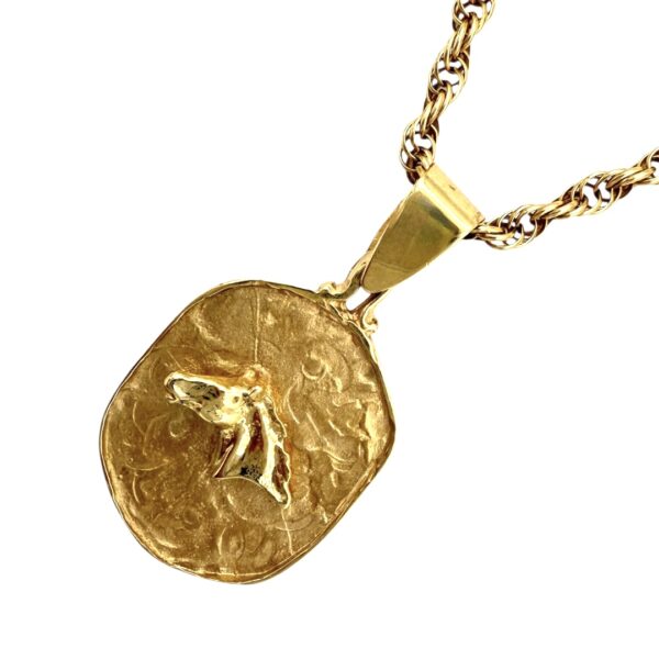 Gold Horse Pendant