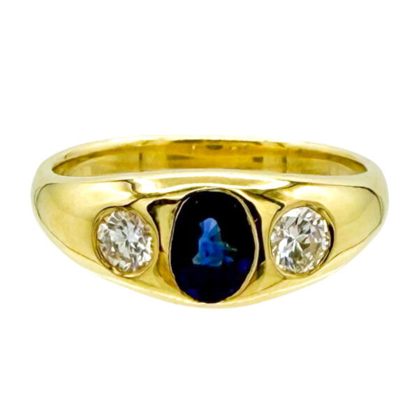 Sapphire and Diamond Ring