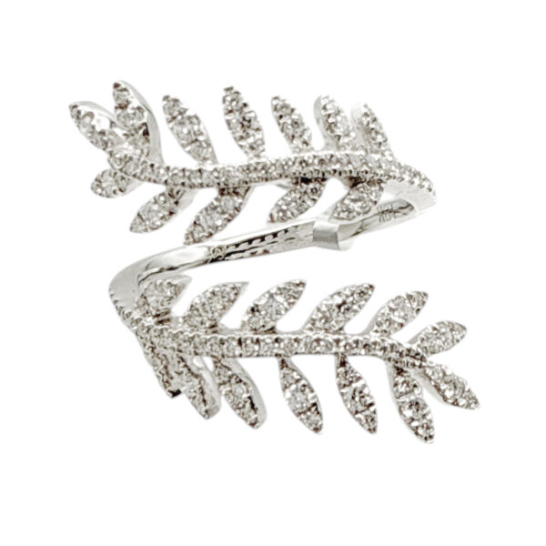 Diamond Bypass Ring