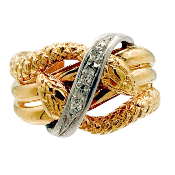 Gold and Diamond Ring