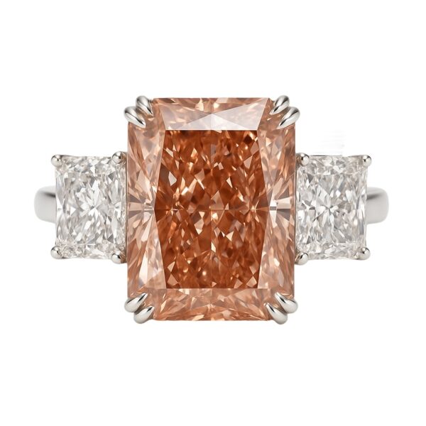 Pink and White Diamond Ring Lab