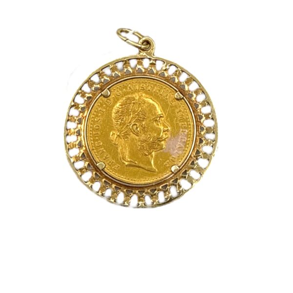 Gold Coin Pendant