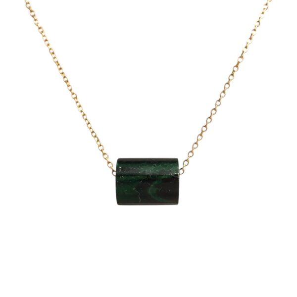 Aliita Malachite Barrel Pendant