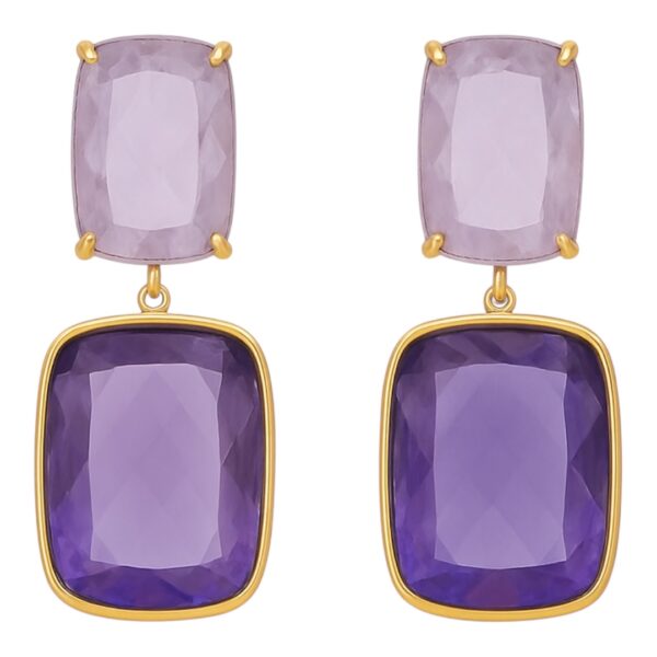 Vianna Amethyst Earrings