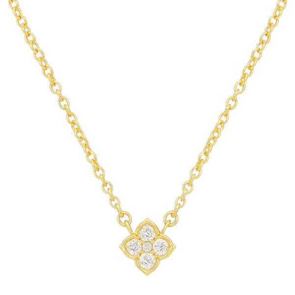 Vintage Cartier Diamond Hindu Flower Necklace