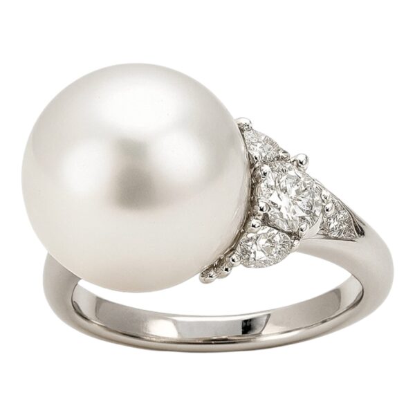 Pearl and Diamond Ring