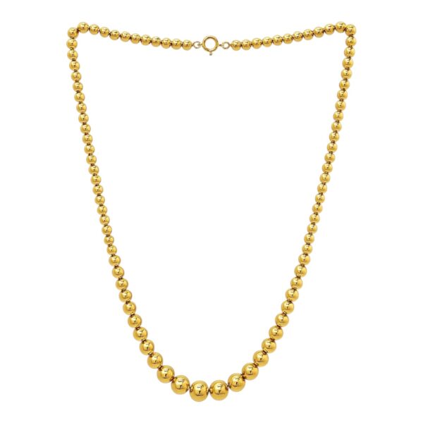 Gold Bead Necklace