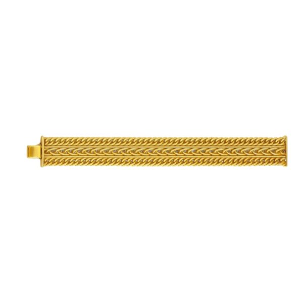 Woven Gold Bracelet