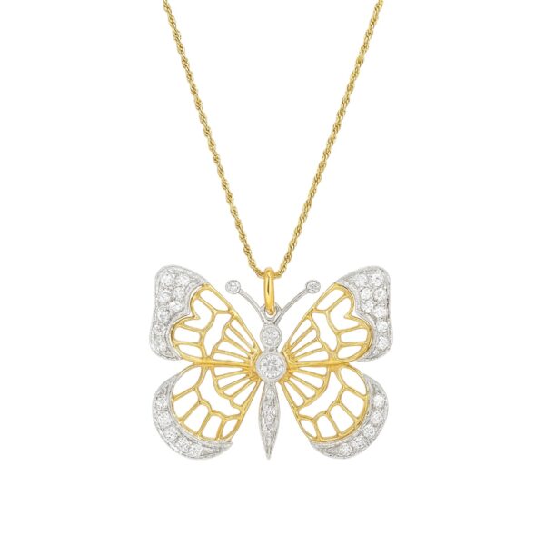 Butterfly Diamond Necklace