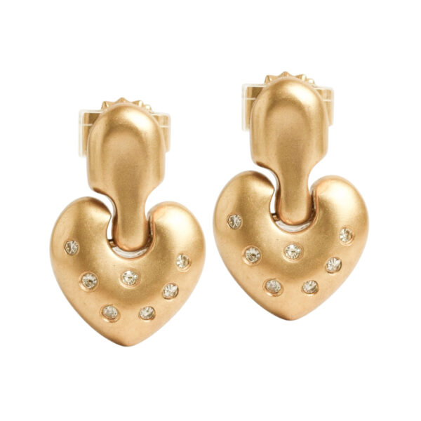 Heart Diamond Earrings