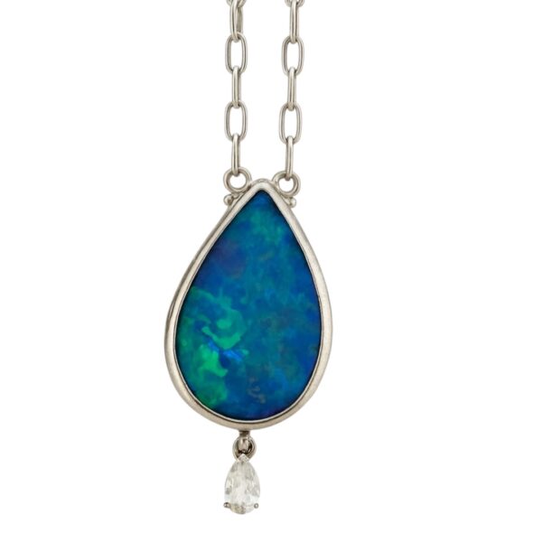 Gurhan Opal and Diamond Necklace