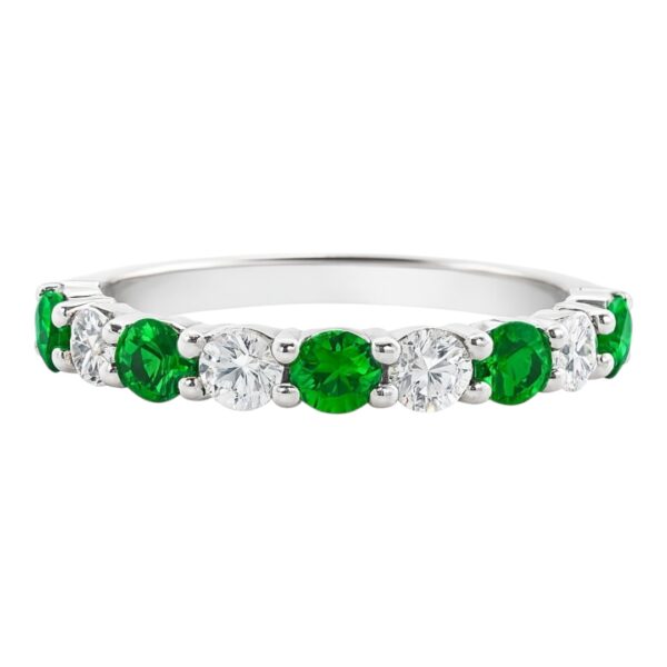 Emerald and Diamond Ring