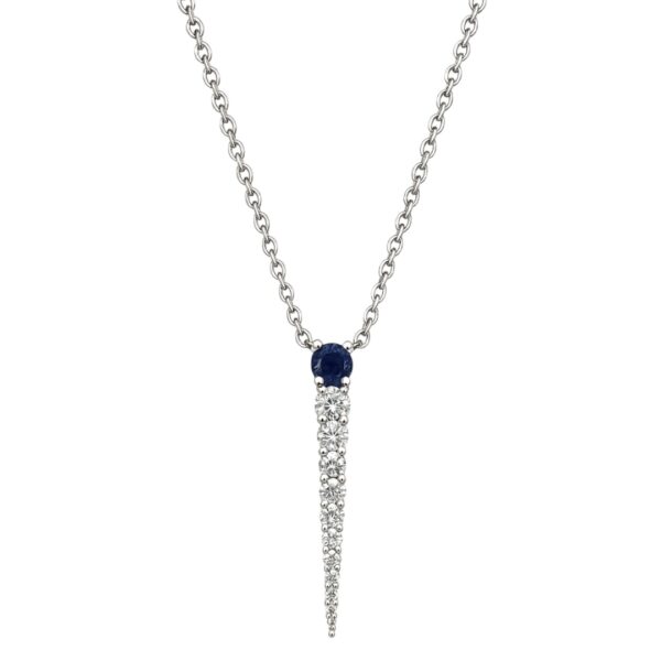 Sapphire and Diamond Pendant
