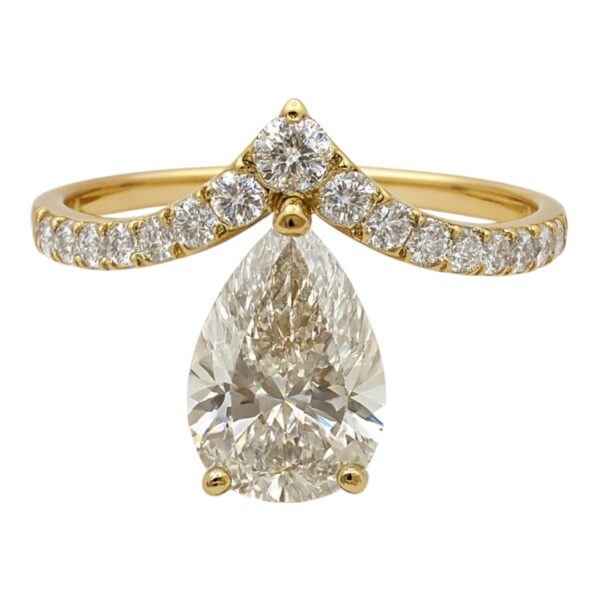 Pear Shaped Lab Grown Diamond