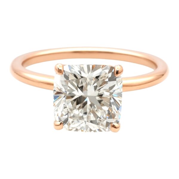 Cushion Cut Solitaire Lab