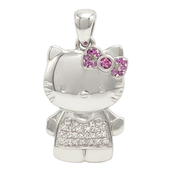 Diamond Hello Kitty Pendant