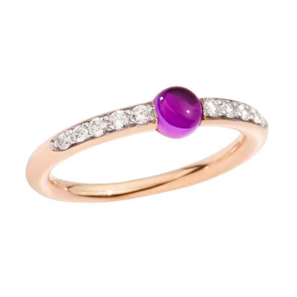 Pomellato M'ama Non M'ama Amethyst and Diamond Ring