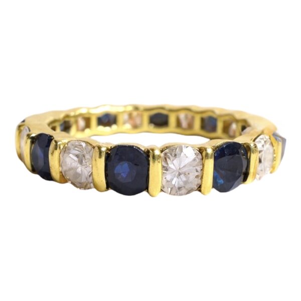 Diamond and Sapphire Band