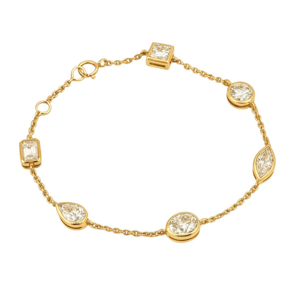 Lab Diamond Multi Shape Bracelet