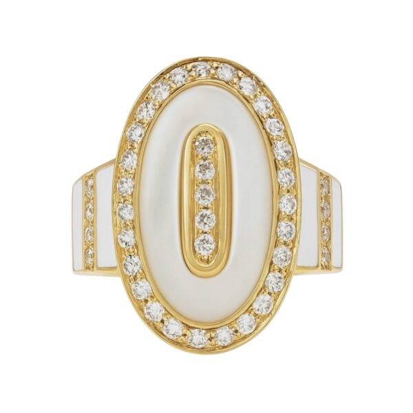 1980's Mother of Pearl Ring