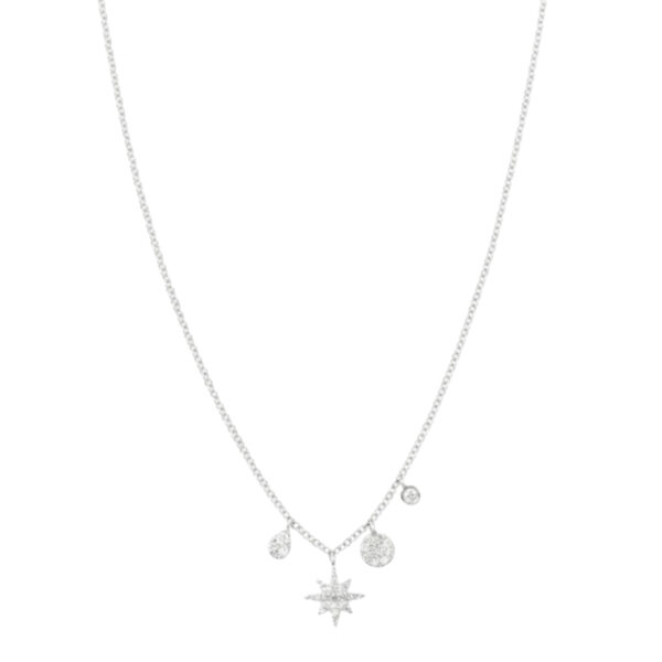 Meira T. Diamond Flower Necklace