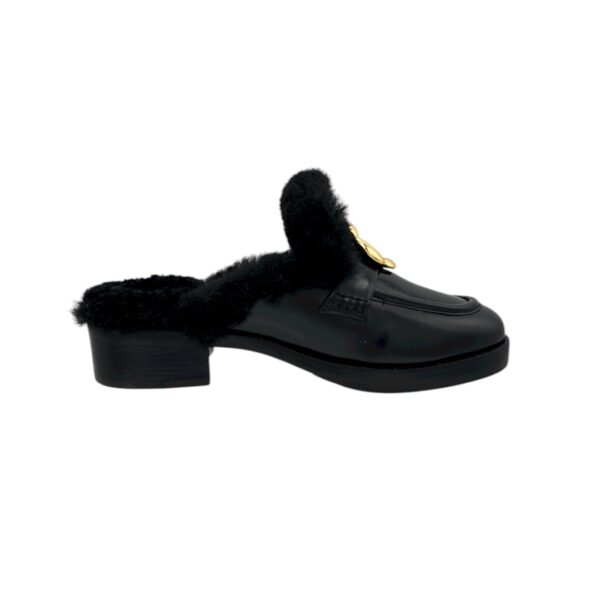 Larroude Shearling Mules (US 7.5)