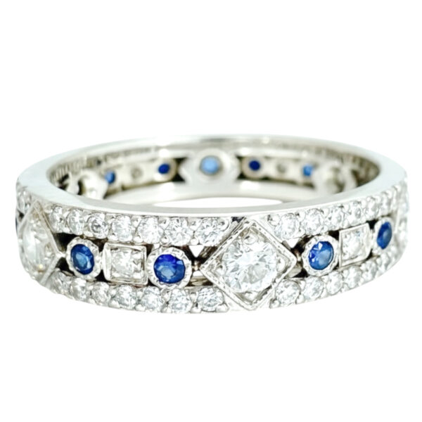 Tiffany & Co. Diamond and Sapphire Band
