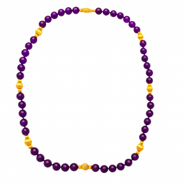 Amethyst Beaded Necklace