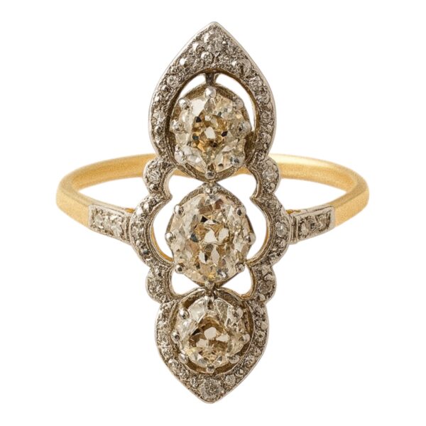 Edwardian Gold and Diamond Ring