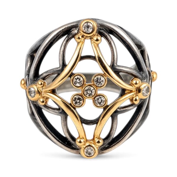 Gold and Diamond Ring