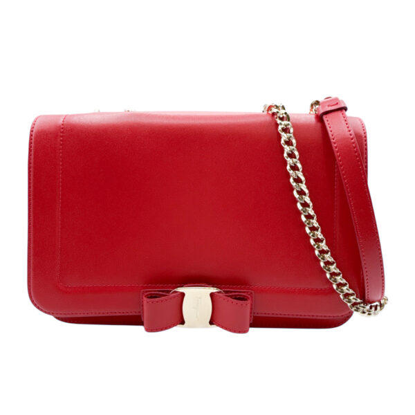 Ferragamo Vara Bow Shoulder Bag