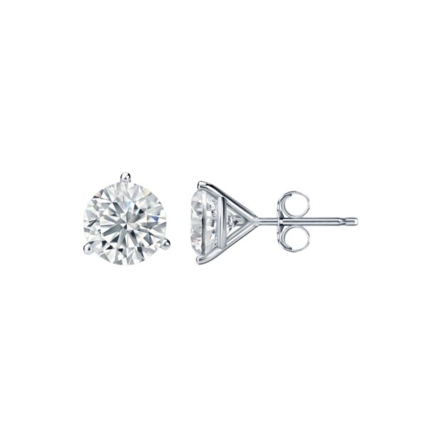 1.15ct Natural Mined Diamond Stud Earrings