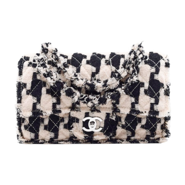Chanel Tweed Double Flap Shoulder bag