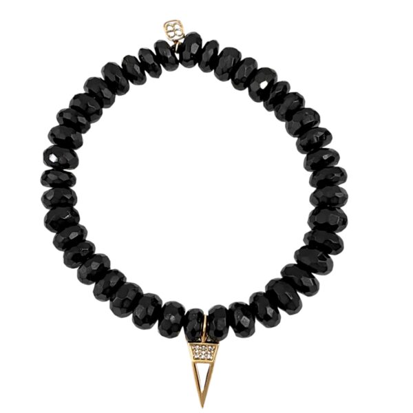 Sydney Evan Onyx Bead Bracelet