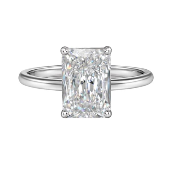 7.07ct. Radiant Cut Lab Diamond Ring