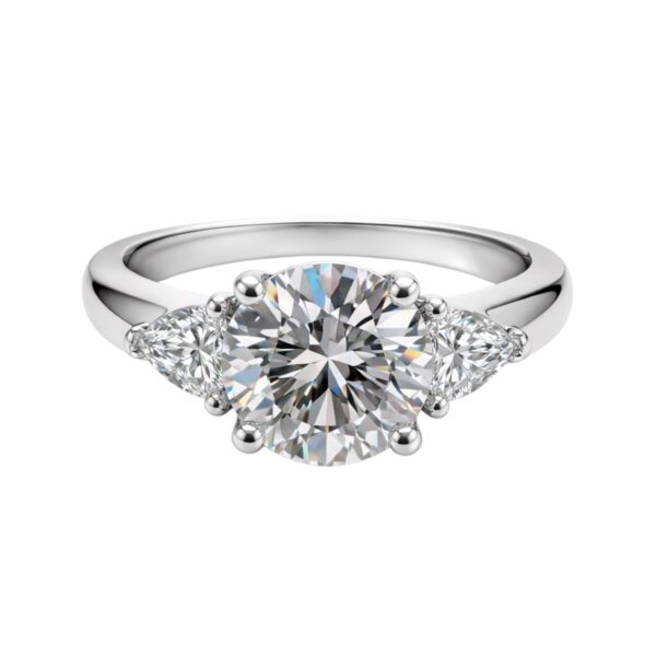 3.10ct. Round Lab Diamond Ring