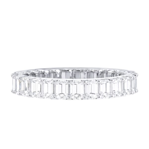 5ct. Emerald Lab Diamond Eternity Band