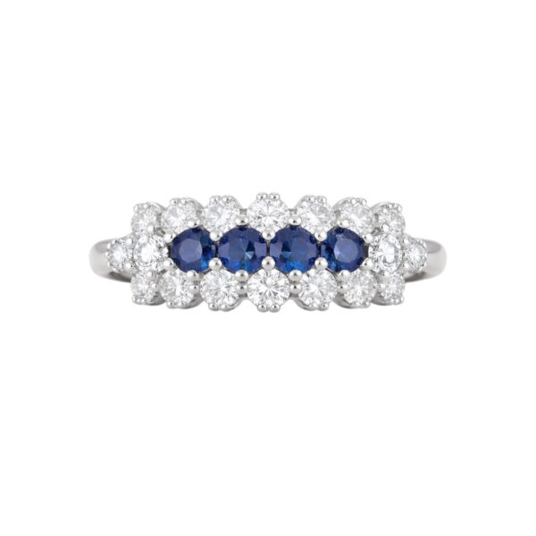 Sapphire and Diamond Ring