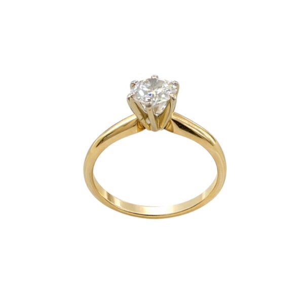 1950's Old European Cut Solitarie Ring