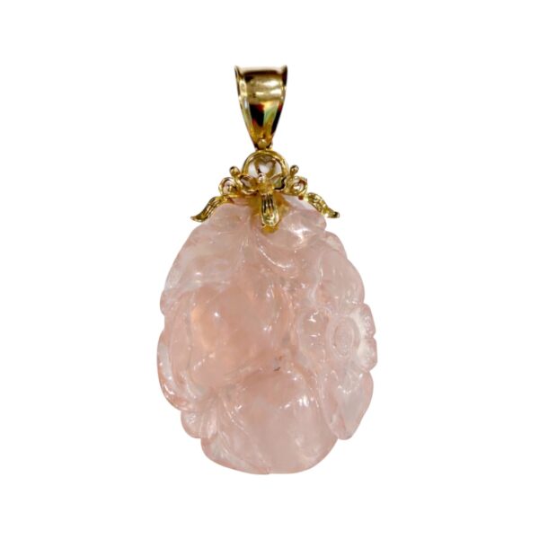 1960's Rose Quartz Pendant