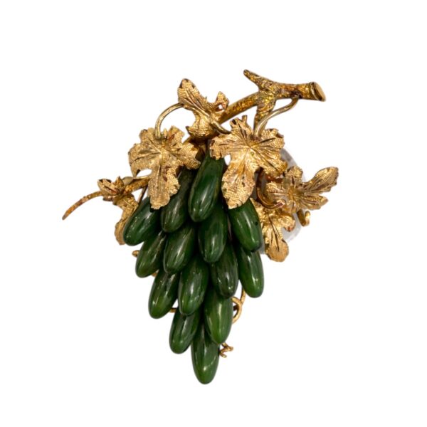 1960's Nephrite Jade Pin