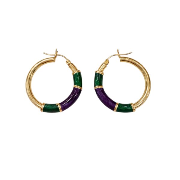 Enamel Hoops