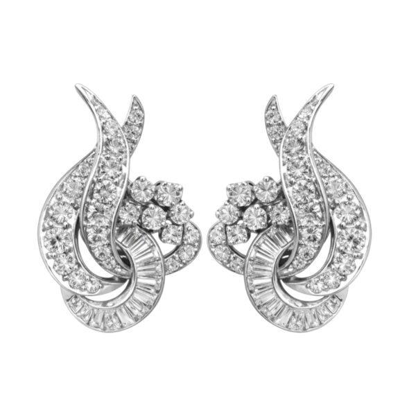 1950's Diamond Earrings