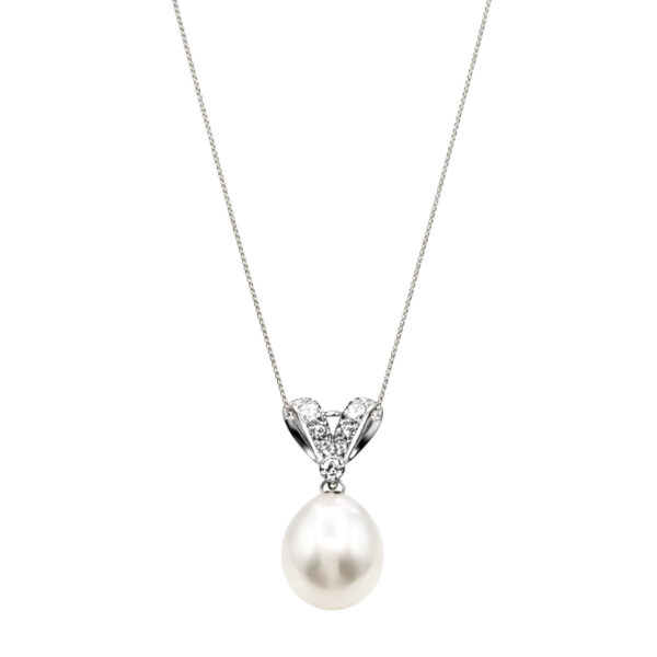 South Sea Pearl and Diamond Necklace