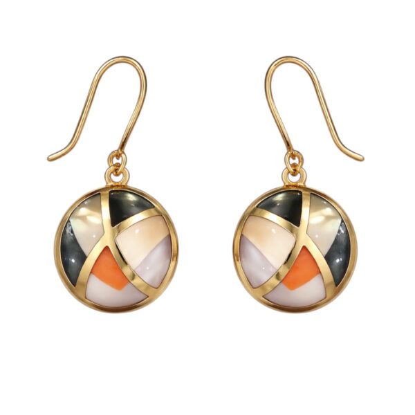 Asch Grossbardt Mother of Pearl Earrings