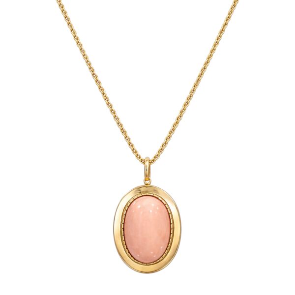 1950's Angel Skin Coral Necklace